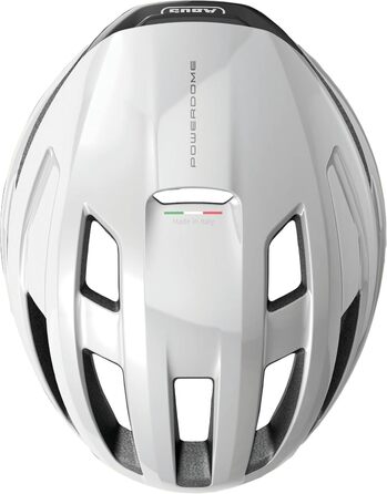 ABUS PowerDome MIPS шолом для велосипеда - легкий шолом з вентиляцією та захистом від ударів - Made in Italy - для жінок та чоловіків, білий (глянцевий білий), розмір S (51-55 см)