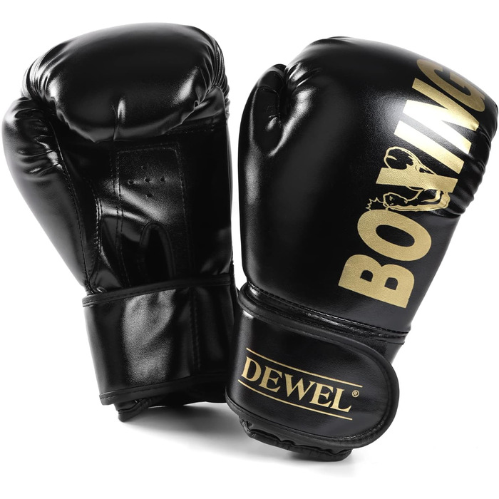 Дитячі боксерські рукавички DEWEL 8oz для підлітків 10-16 років, для боксу, ММА, тайського боксу, спарингів, унісекс