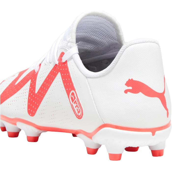 Дитячі футбольні бутси PUMA Future Play FG/AG Jr для гри на траві та штучному покритті, 37 EU, білий/фіолетовий