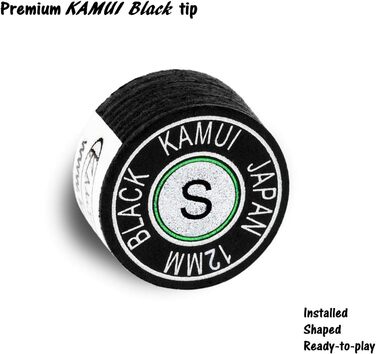 Більярдний кий PureX Technology HXTC14 з низьким кутом відведення, наконечник Kamui Black, ручка Mz Multi-Zonen, регульована вага та Turbo Lock