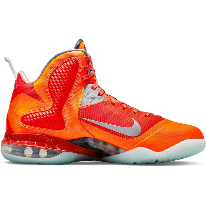 Кросівки баскетбольні Nike Lebron IX для жінок, 37.5 EU, помаранчевий, з відбиваючими елементами