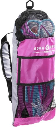 Набір для дайвінгу Aqua Lung Sport La Costa Junior Pro для дітей (маска, трубка, ласти) з сумкою - рожевий (32-35)