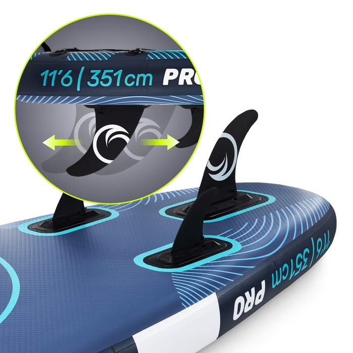 SUP-дошка Tsunami PRO T12, 350 см, багатоколірна