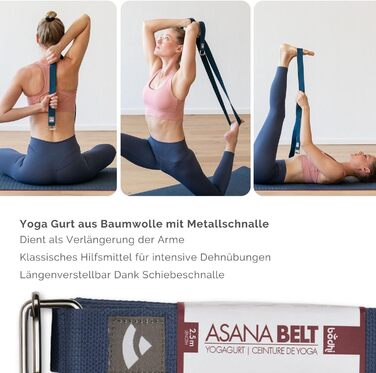 Набір для йоги Bodhi Yoga Starter-Set: йогамат з TPE, 2 блоки EVA, ремінь з бавовни, стартовий комплект для початківців