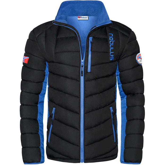 Зимова куртка Nebulus GRAFFITY для чоловіків, чорно-кобальтового кольору, розмір L