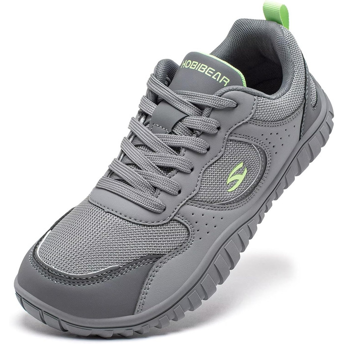 Взуття для бігу HOBIBEAR | Кросівки для трейлраннінгу з широкою передньою частиною | Сірі, 44 EU