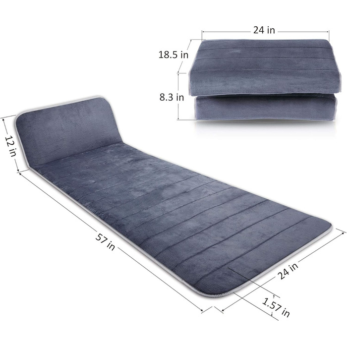 Масажний килимок Snailax з підігрівом та вібрацією - 6 зон терапії для тіла, зняття болю в шиї, спині, попереку та ногах