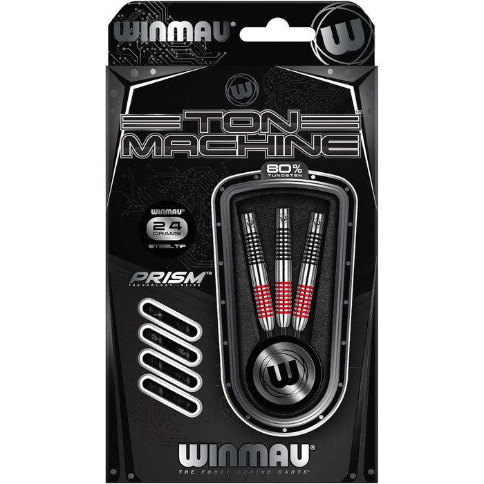 Дартс стріли Winmau Ton Maschine зі сталевим наконечником