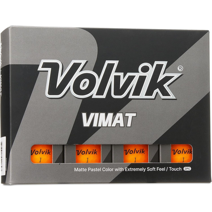 Гольфбол Volvik Vimat, яскравий, для гольфу