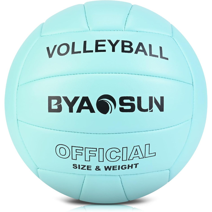 Волейбольний м'яч BYAOSUN для пляжу та залу, розмір 5, синій