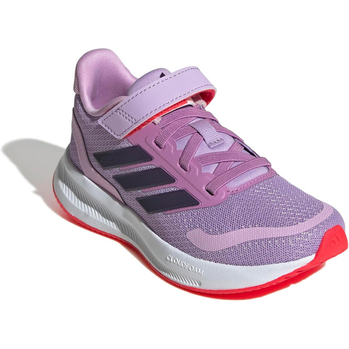 Дитячі кросівки adidas RUNFALCON 5 для хлопчиків та дівчаток, кольори Powder Plum/Aurora Plum/Lucid Red, розмір 28 1/2 EU