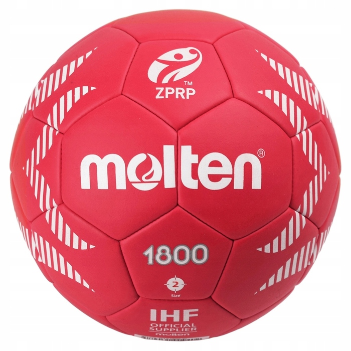 Гандбольний м'яч Molten 1800 (розмір 2) — офіційний м'яч ZPRP, H2A1800-PL