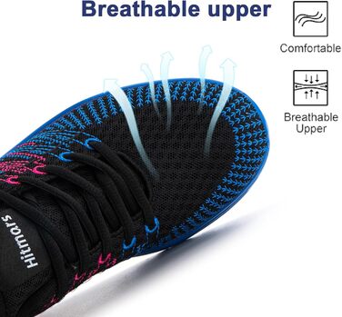 Жіночі кросівки для бігу Hitmars: зручні, дихаючі, з підошвою, що не ковзає. Розміри EU 36-42 (чорний, фіолетовий, блакитний)