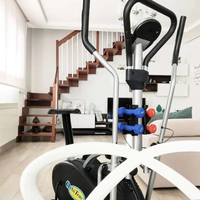 Еліптичний тренажер ORBITRAC від Schwungrad: статичний та динамічний, сірий колір