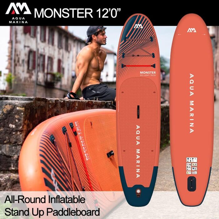 Надувна SUP-дошка Aqua Marina Monster 366 см, комплект