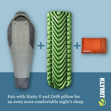 Сплячий мішок KLYMIT Wild Aspen -17.8°C (L, -6.7°C) - для кемпінгу, трекінгу та альпінізму