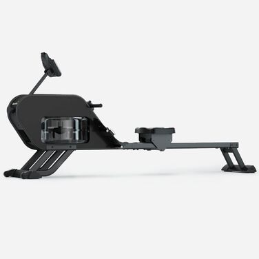 Гребний тренажер Skandika Nemo III Hybrid з водним та магнітним опором, 32 рівні електроні контролю опору, 15 програм, до 200 см, сумісний з додатком, для дому | Гребний тренажер, фітнес-обладнання для дому