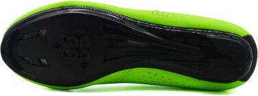 Велотуфлі для їзди на велосипеді: шосе, MTB, спіннинг. Сумісні з SPD/SPD-SL. Для чоловіків та жінок (44 EU, Зелений)