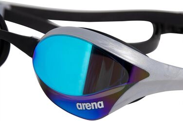 Окуляри для плавання Arena Cobra Ultra Swipe Mirror з дзеркальними лінзами, антифог, UV-захист, для дорослих, 5 змінних перенісся