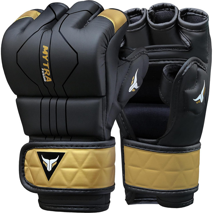 Mytra Fusion рукавички MMA з відкритою вентильованою долонею, для спарингу, кікбоксингу, греплінгу, тренувань, кліткових боїв, змішаних єдиноборств, розмір M, чорний/бордовий