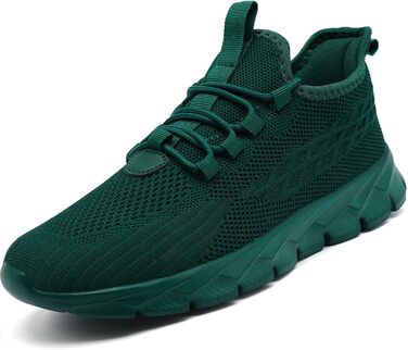 Кросівки для чоловіків: бігові, для ходьби, фітнесу, літні. Зелені, 49 EU