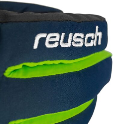 Дитячі зимові рукавички Reusch: теплі, вітрозахисні та дихаючі, чорно-синьо-зелені, розмір 6