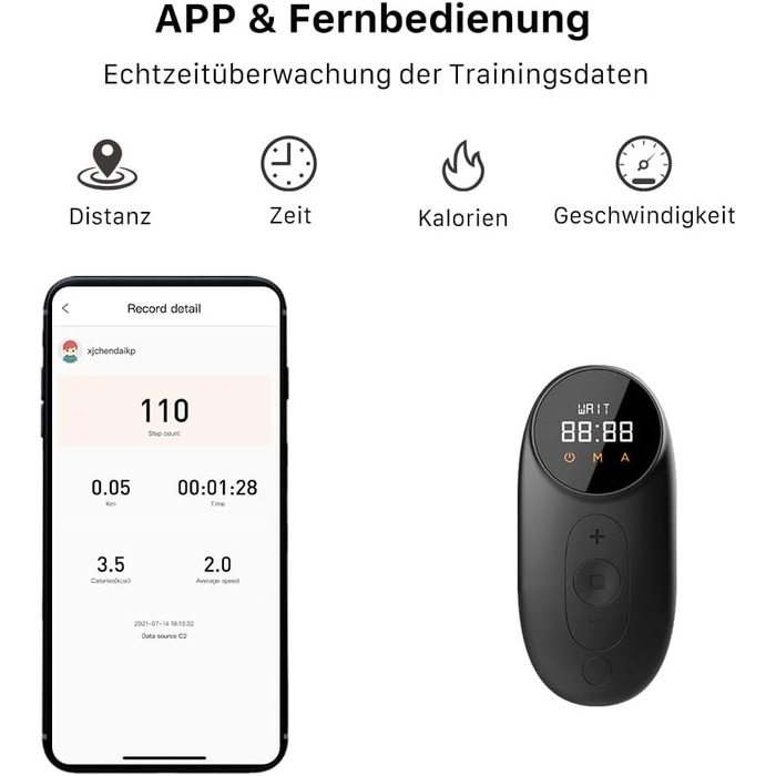 WALKINGPAD P1: Складаний біговий тренажер для дому, 0.5-6 км/год, 1PS (746W) з мобільною програмою та пультом, ультратонкий для домашніх тренувань