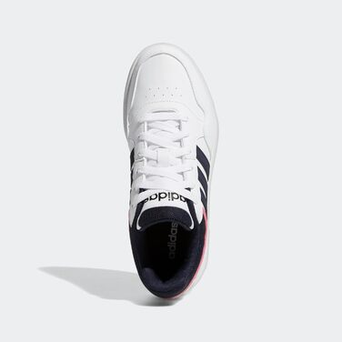 Кросівки Adidas Hoops 3.0 Low Classic для жінок (43 1/3 EU, білий, чорний, білий)