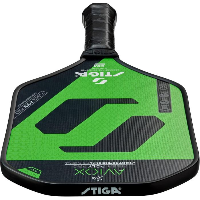 Піклбол ракетка STIGA Aviox Fiber Poly Pro, зелена