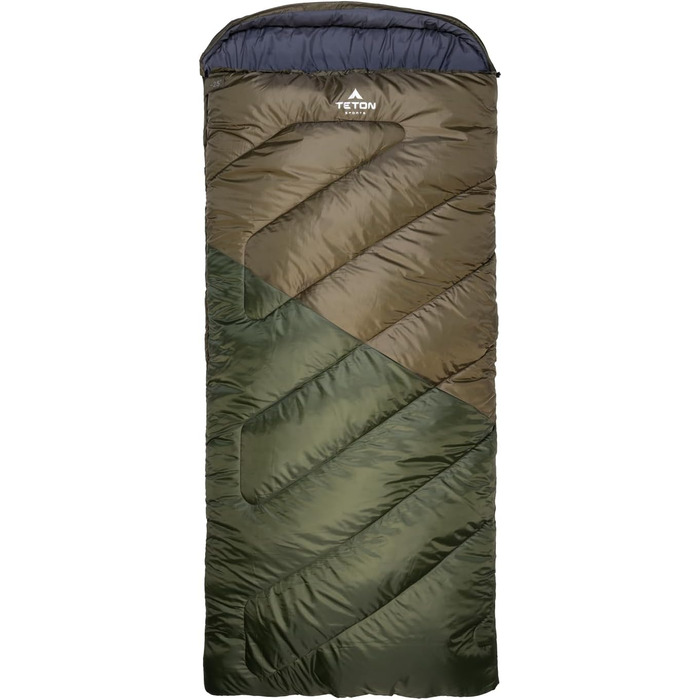 Сплячий мішок Teton Sports Degree C Flannel Lined Left Zip – Blue (XXL, -25°C, Right Zip, Efeu)