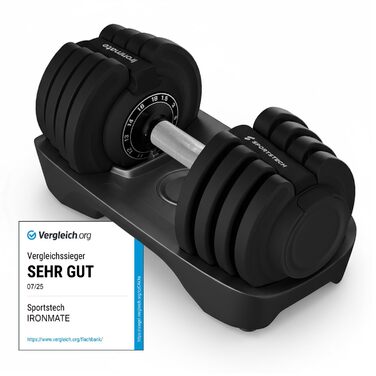 Регульовані гантелі Ironmate для дому, 1.5-18/24/40 кг, з дисками, 12-16 ваг, компактні, з неслизьким грифом, для силових тренувань, з підставкою Ironmate 18 чорні