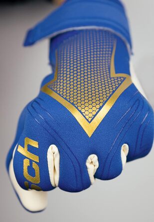 Воротарські рукавички Reusch Arrow Grip Gold X для дорослих, внутрішній шов, універсальні для всіх типів полів, футбольні рукавички чоловічі/унісекс