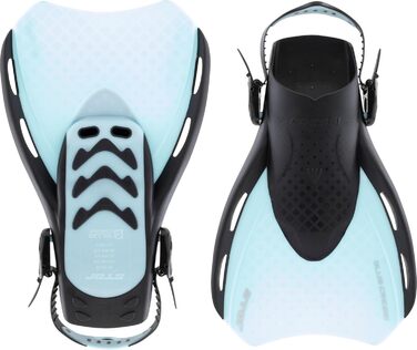 Ласти CRESSI Star Fins L/XL (44-48) чорно-блакитні - для снорклінгу та плавання
