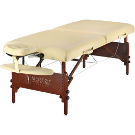 Складаний масажний стіл Master Massage Del Ray, 76 см, бежевий, портативний