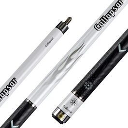 Більярдний кий COLLAPSAR R Serie 147 см, 2-секційний, з ручкою з PU, кленова деревина, білий, 19.5OZ