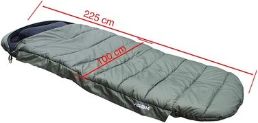 Сплячий мішок AGEM Winter для дорослих: 3-4 сезони, кемпінг, рибалка, 225x100 см, 4-5 кг