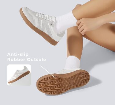 Жіночі ретро-кросівки LUCKY STEP зі шкіри для тенісу та скейтбордингу, біло-сірі, 41 EU