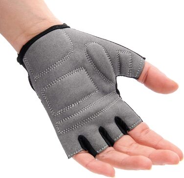 Велосипедні рукавички Meteor для дітей унісекс - Gel BMX рукавички Jr, розмір S, ширина долоні 6.5-7см, RACING