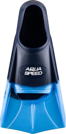 Набір Aqua Speed HIGH TECH короткі плавальні ласти для дорослих і дітей + ULTRAPOWER #SWIM рюкзак, сині, розмір 37/38, тренувальні ласти для плавання та дайвінгу