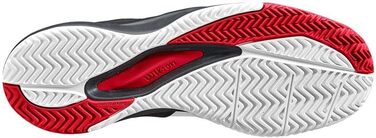 Тенісні кросівки Wilson Rush Pro Ace чоловічі білі/чорні/червоні, розмір 47 1/3 EU