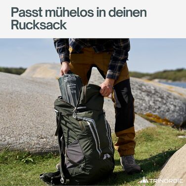 Надувна ізомат Extradicke 12 см - з насосом та подушкою. Ідеально для кемпінгу, піших прогулянок та байкпакінгу