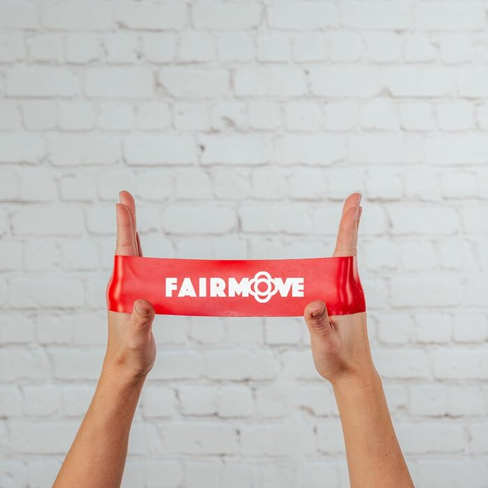 Гумові стрічки FAIR Move для фітнесу: набір 3 шт. з натурального латексу (Theraband) для м'язів, йоги, кроссфіту
