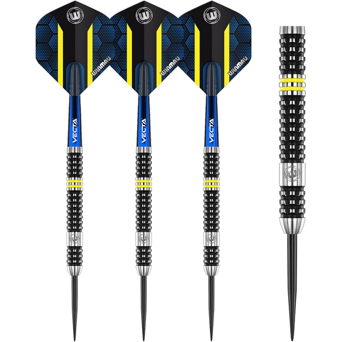 WINMAU Paul Nicholson 22 г вольфрамові професійні дротики з насадками та оперенням