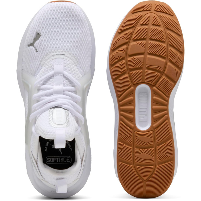 Кросівки для тренувань PUMA Softride Enzo Evo, чорно-сірі, 41 EU, білий, срібний, чорний