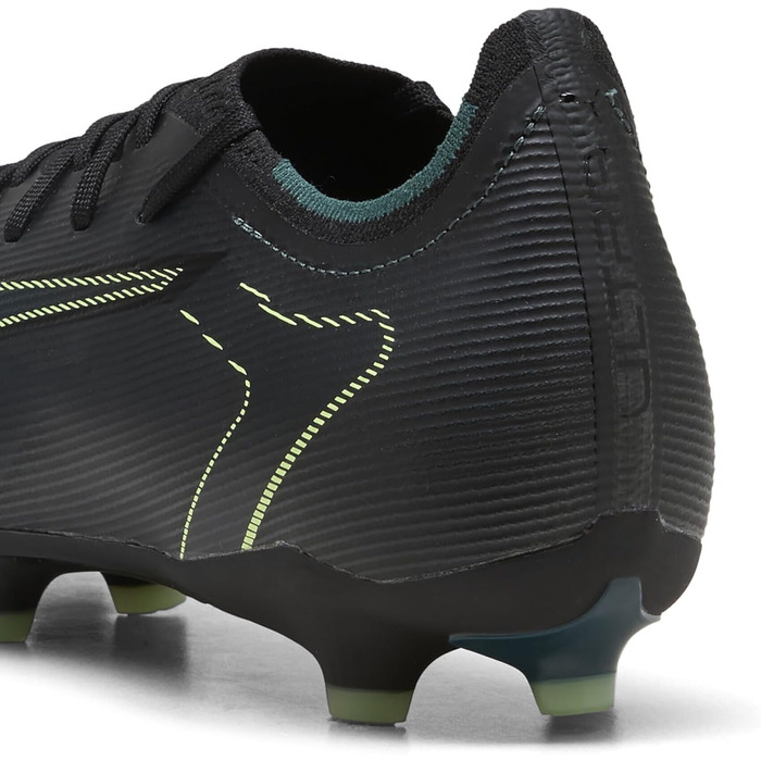 Футбольні бутси PUMA Ultra 6 Match FG/AG 43 EU - Чорний/Зелений (для поля та штучного покриття)