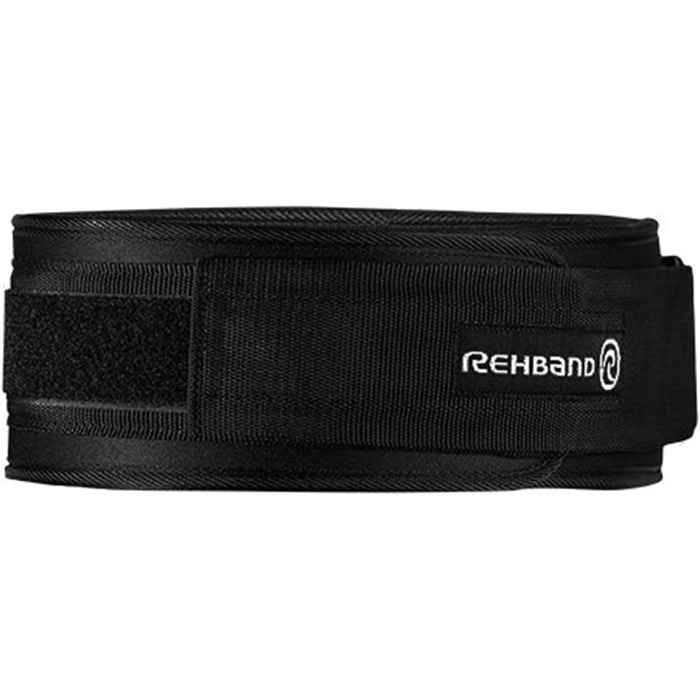 Пояс для важкої атлетики Rehband чорний, унісекс, для пауерліфтингу, бодібілдингу та тренувань, розмір M, міцний тренувальний ремінь