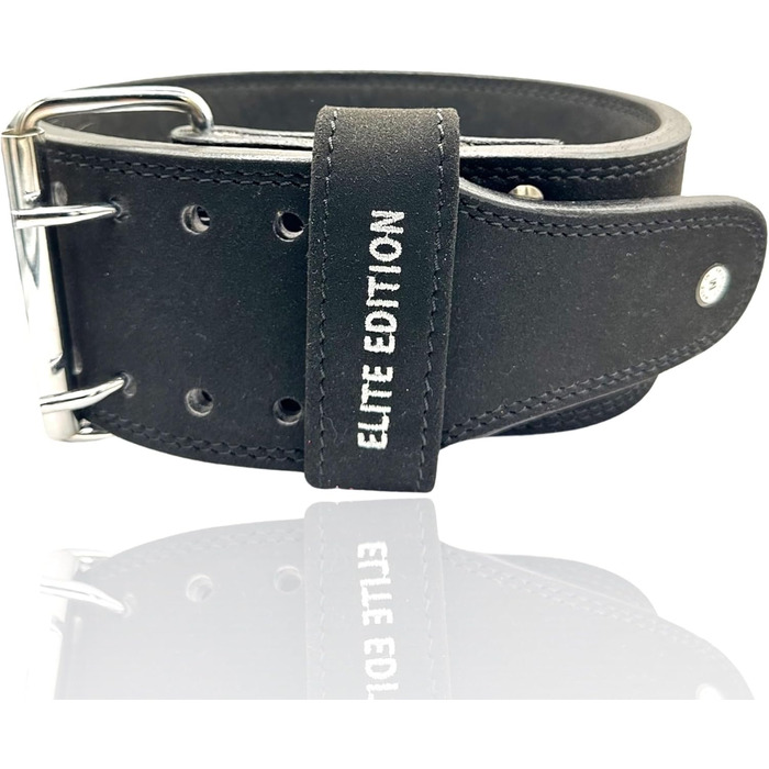 Пояс для пауерліфтингу BEAR GRIP Power Belt Elite Edition, преміум, подвійна пряжка, XS, сірий