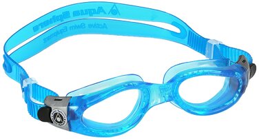 Окуляри для плавання Aqua Sphere Kaiman Regulär Fit, прозорі лінзи/рама, блакитні