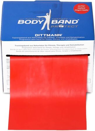 Гімнастична стрічка Dittmann Medium, жовто-чорна, 1 шт.