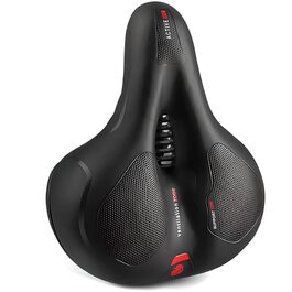 Велосипедне сідло Retoo: гелеве, широке, м'яке, комфортне, дихаюче, амортизуюче, ергономічне з водонепроникним чохлом